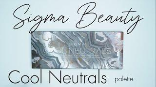 Sigma Beauty - Cool Neutrals Palette