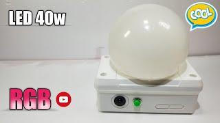 How to a RGB LED 40w using PVC box at home | DIY RGB LED 40w 