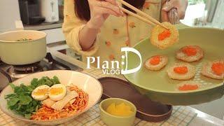 Homebody making a long skirt. Noodle & potato pancake. Seongsu-dong & buying dishes