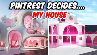LETTING PINTREST CHOOSE THE EXTERIOR OF MY HOUSE in bloxburg