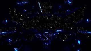 Spaceship Cockpit | Deep Space | Brown Noise ASMR | 24 hours