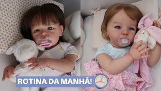 ROTINA DA MANHÃ COM A SANDIE E EVA! ⏰