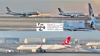 Planes spotting at Abu Dhabi airport