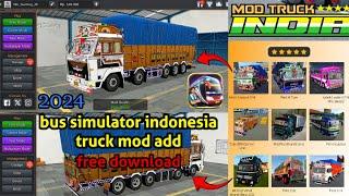 Bus Simulator Indonesia Me Truck Kaise le 2024 || Bus Simulator Indonesia Truck Mod Download