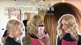 Instagram for Hairstylists | Simple Content Creation Hacks for Hairdressers and Stylists