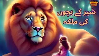 Malika of Lion Childs | شیر کے بچوں کی ملکہ | Urdu Story | Hindi Stories |Moral Stories #stories