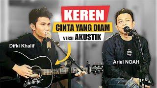 KEREN! Difki Khalif dan Ariel NOAH Menyanyi Cinta Yang Diam Versi Akustik!