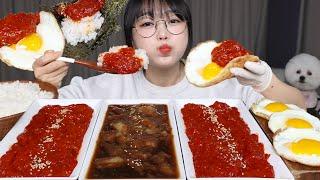 밥도둑 순살양념게장 간장게장 먹방RAW MARINATED CRAB MUKBANG ASMR