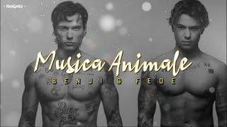 Benji e Fede - MUSICA ANIMALE (Lyrics/Testo)