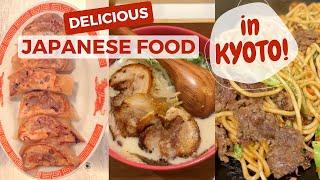 Delicious Japanese Food in Kyoto Japan (Kyoto Food Tour) Happy Trip