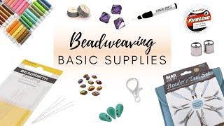 Beadweaving basic supplies | What do we need to make beaded jewellery?