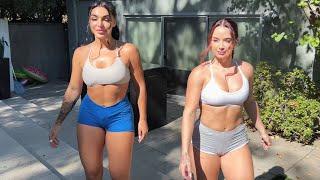 Curvy Models BTS Step up For Fitness Shoot with BikiniModelFitness