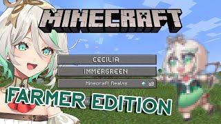 【MINECRAFT】Learning the ropes! Figuring things out! Farming! #hololiveEnglish #holoJustice