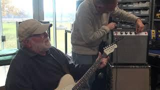 3 Tube type guitar amplifiers test at D-Lab Electronics Homebrew Astatic 6G2 Princeton Fender Deluxe