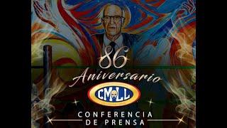 CMLL -CONFERENCIA DE PRENSA 86 ANIVERSARIO