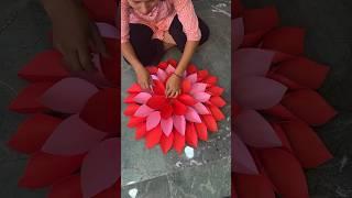 Beautiful paper craft wall decor idea  #shorts #youtubeshorts #viral #diy #crafts #papercrafts