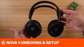 SteelSeries Arctis Nova 1 Unboxing and Setup