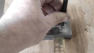 Making Thrust Washers Out of Shim Stock