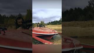 Стрельба с лодки по гонгам на разных дистанциях
