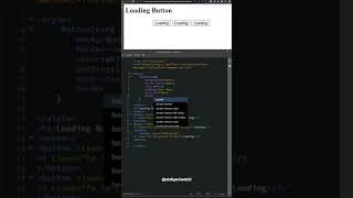 load button html css #coding #webdesigner #frontenddeveloper