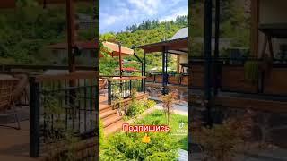 Красивый дача в Азиатском стиле#роскошный #красивый #ландшафтный