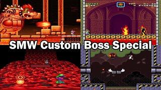 SMW - Custom Boss Rush Summer Special Part 2 (Fire Theme Bosses)