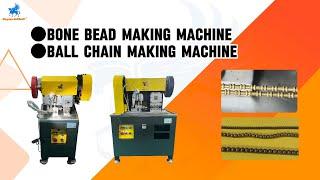 SuperbMelt  Bone Bead Making Machine & Ball Chain Making Machine，Double your production capacity。