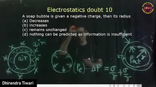 Electrostatic Pressure Charging Bubble I Dhirendra Tiwari | Board | JEE | NEET | Soliton Academy