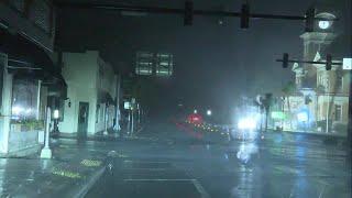 Hurricane Helene moves into Live Oak, Florida