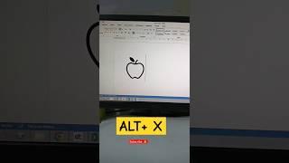 How to Use the Apple  Logo in Microsoft Word | apple Unicode #unicodes #unicodehack #trending #cod