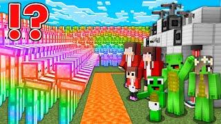 JJ and Mikey Family Security House vs RAINBOW Zombies in Minecraft ?! - Maizen