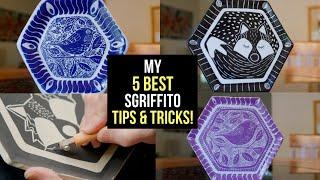 Mastering Sgraffito: 5 Pottery Tips & Tricks You Need To Know!