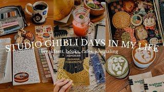 studio ghibli days in my life  breakfasts, books, cafes, journaling ️