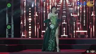 Beauty Queen TRIPS TWICE during Miss Wao 2024 Evening Gown Competition