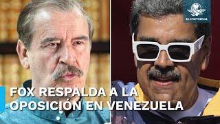 Tras triunfo de Nicolás Maduro en Venezuela, Fox acusa “atentado contra la democracia”