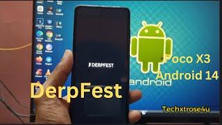 DerpFest 14 Stable OFFICIAL for Poco X3 Android 14 ROM #customroms #xdadevelopers #xiaomi