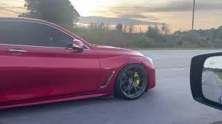 2017 Infiniti Q60 Redsport Rolling Vid on 20 inch Stance Wheels