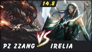 Pz ZZang - Yasuo vs Irelia MID Patch 14.8 - Yasuo Gameplay