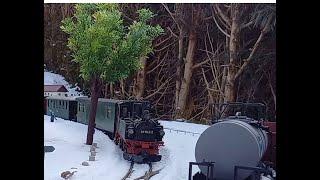 Winterbetrieb sächsische Schmalspurbahn LGB / Gartenbahn / Spur G