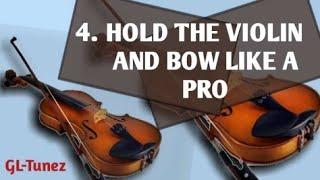 Part 4||Best way to hold your violin to avoid aches||Simple Violin Lessons||GL-Tunez