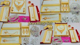 trending gold and silver jewellery set design || behtarin jewellery collection design in 2024