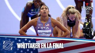 Juliette Whittaker de USA pasa a la final de Atletismo 800 m femenino | Juegos Olímpicos París 2024