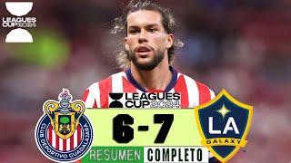 Guadalajara vs LA Galaxy 2-2 (PEN 4-5) Resumen y Goles Completo | Leagues Cup 2024 HD