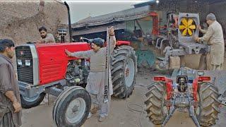 Old tractor restoration and assembly process// the big channel of massey ferguson tractor compny