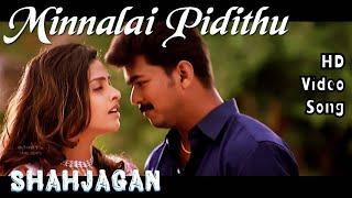 Minnalai Pidithu | Shahjahan HD Video Song + HD Audio | Vijay,Richa | Mani Sharma