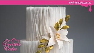 Lets make a wafer paper wedding cake!