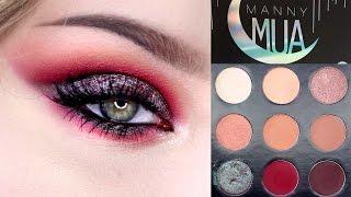 MANNY MUA x MAKEUP GEEK Palette Tutorial, Review & Swatches | RawBeautyKristi