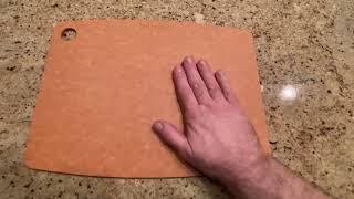 Wood Cutting Boards for Kitchen   Composite Wooden Fiber Cutting Board Review, Perfect size, great m