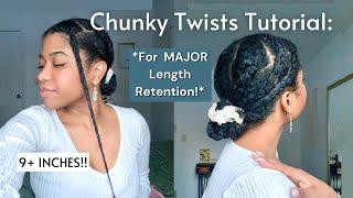 Chunky Twists - Grow your Hair FAST with this Protective Style | Faith Pelerin