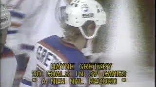 Classic: Flyers @ Oilers 12/30/1981 (Gretzky scores 50 in 39 Full Game)